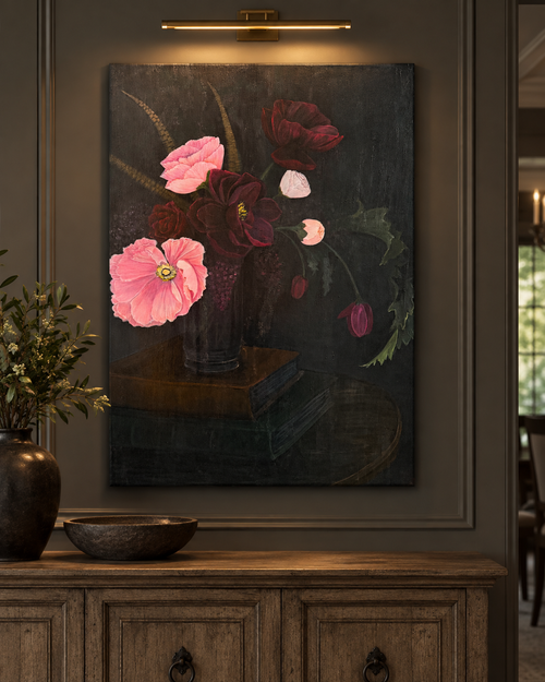 Floral Noir — Open Edition Fine Art Canvas Print