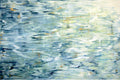 Tidal Weave, Pamela Patton original abstract coastal painting, 60 by 40 inch horizontal Designer Edition